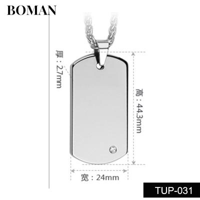 Tungsten carbide pendant TUP-031