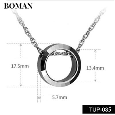 Tungsten carbide pendant TUP-035